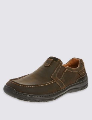 Leather Apron Shoes with Freshfeet&trade;